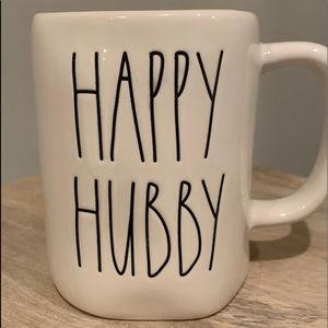 Rae Dunn HAPPY HUBBY mug